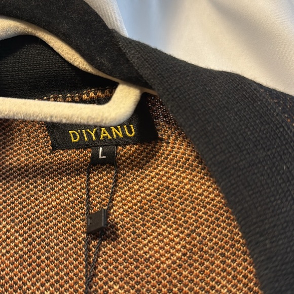 Diyanu Black and Brown Patterned Cardigan - Picture 4 of 5
